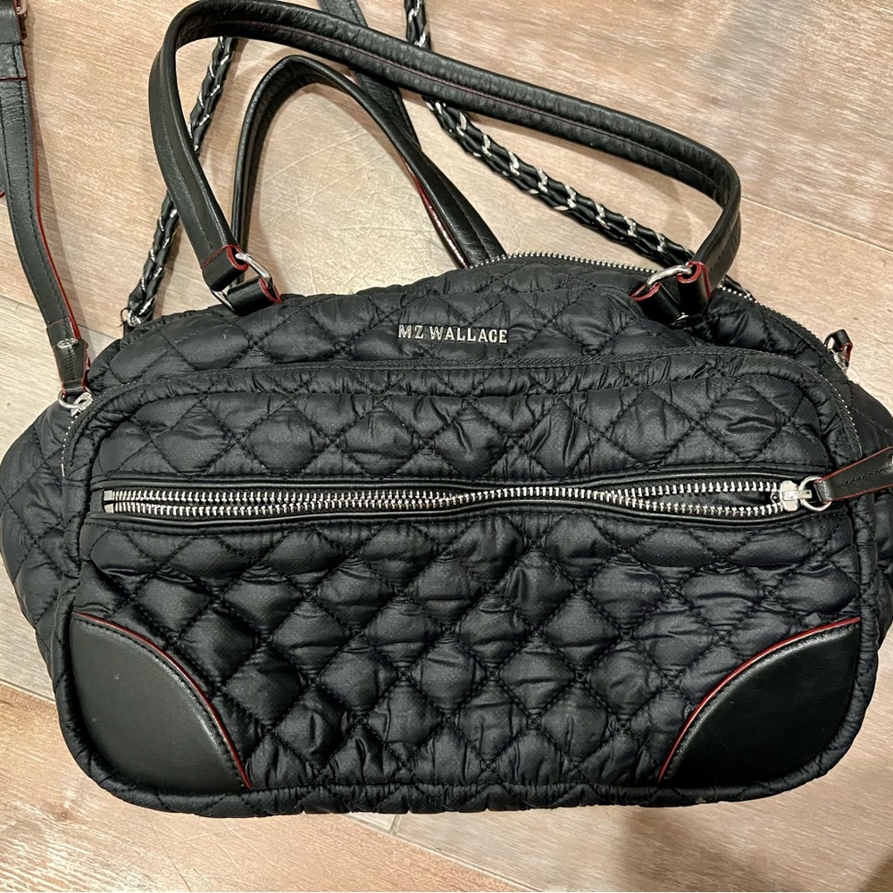 MZ Wallace Medium Quilted Crosby crossbody purse bag
